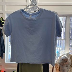 Lululemon Cates Tee Blue NWOT Sz 6